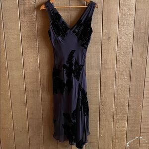 Jones New York Black Asymmetrical Dress